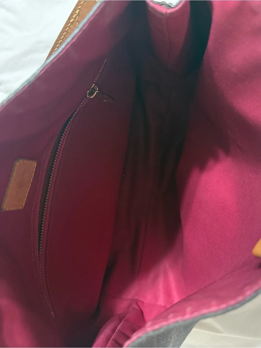 Louis Vuitton Monogram Graceful MM Hobo in Dark Brown with Tan Strap